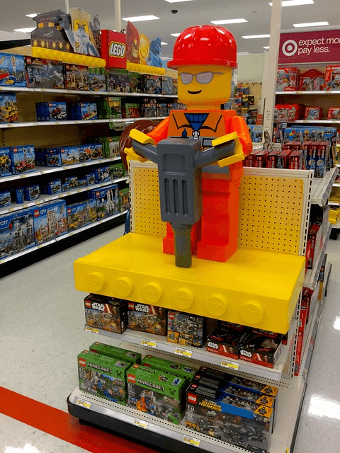 LEGO Build Your Own Adventure Interactive Endcap