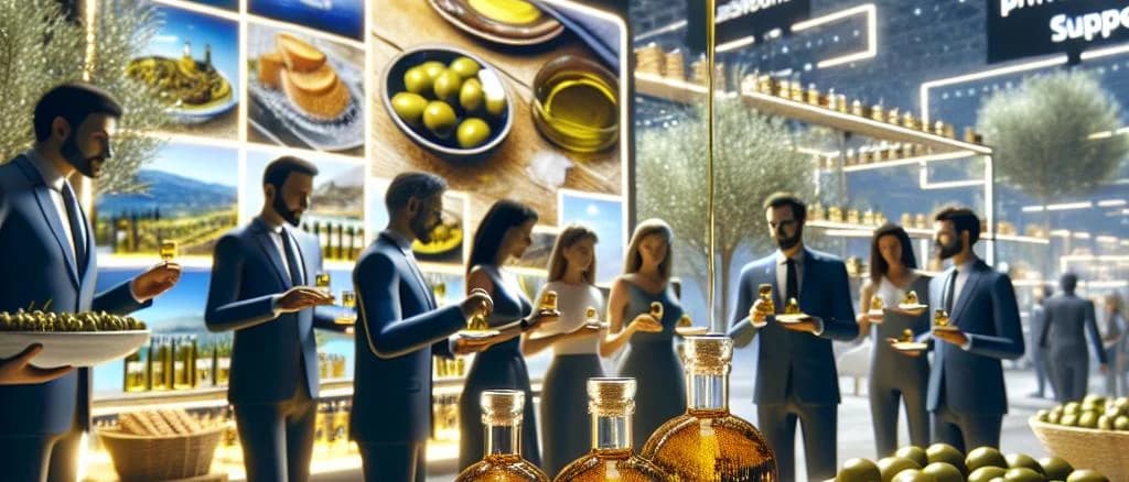 Assorted energy drink packaging variations on a futuristic backdrop