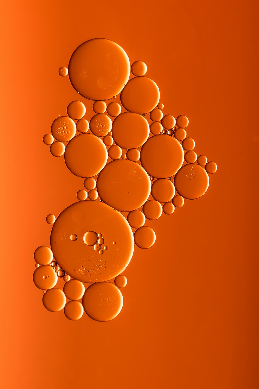 Orange bubbles