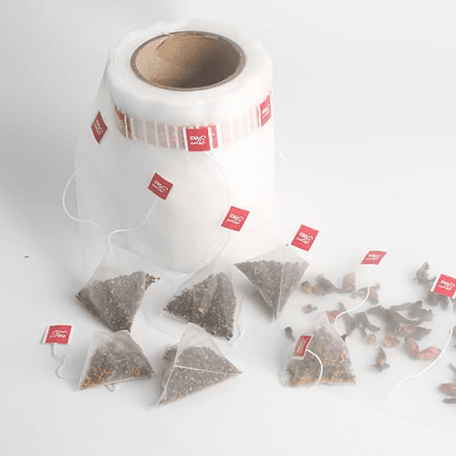 tea bags in nylon